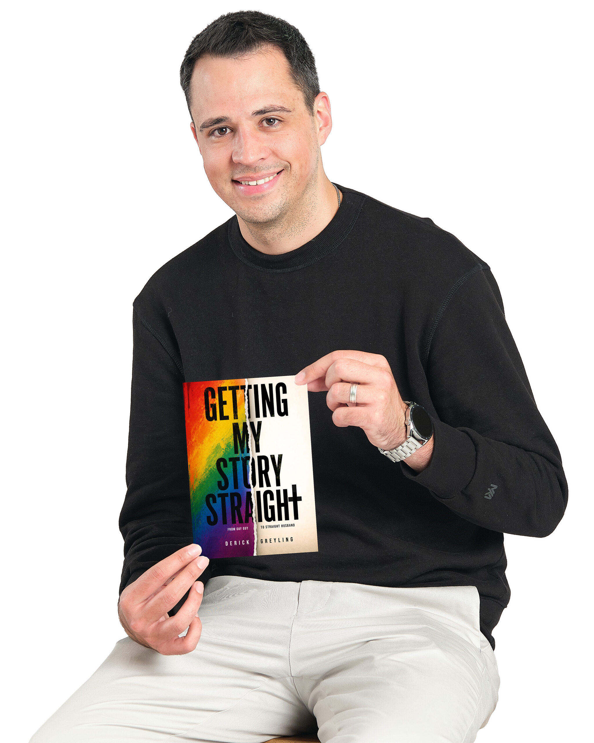 Derick with his new book; GMSS